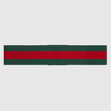 gucci elastic band|Luggage elastic Web band in green and red canvas .